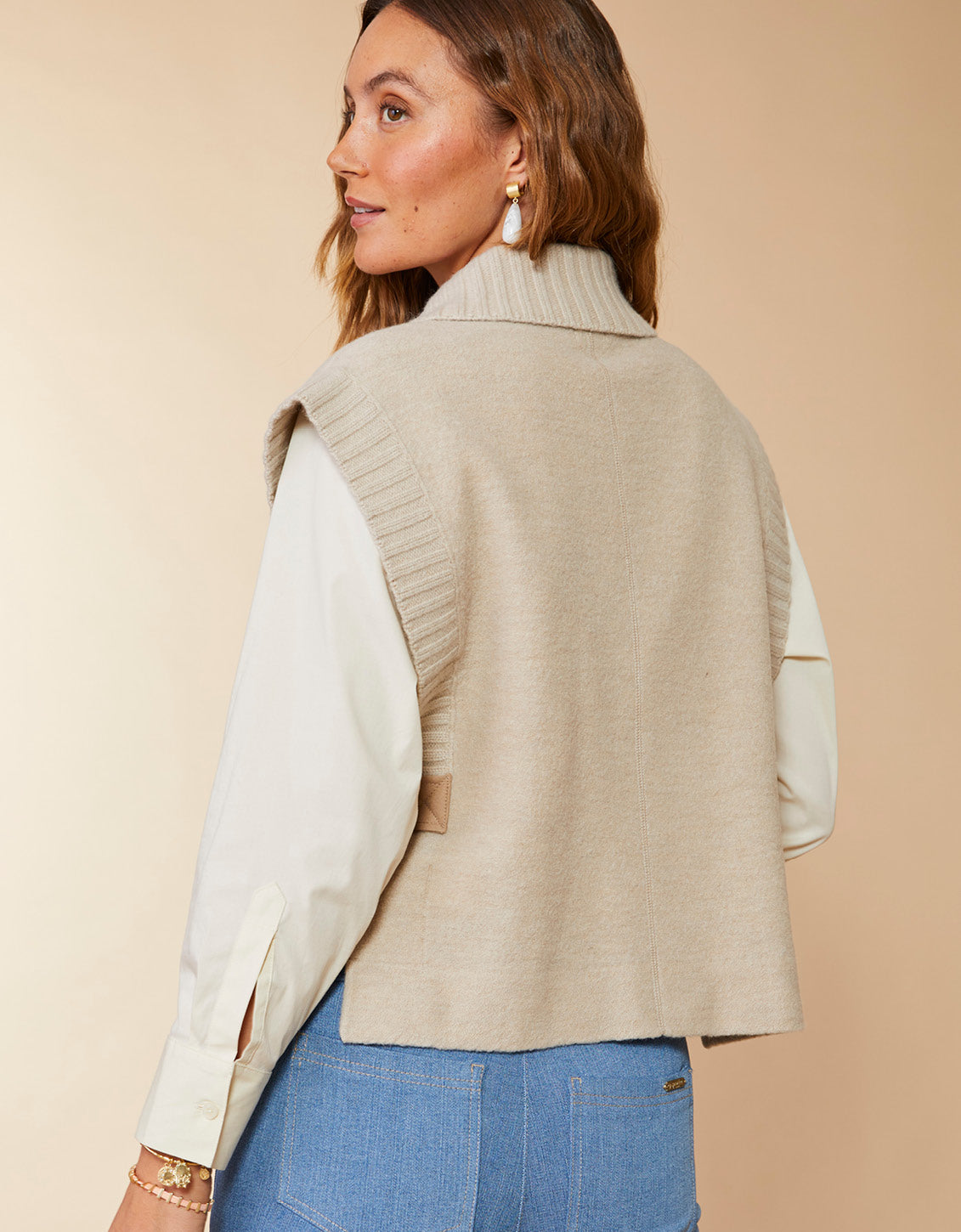  Lorimer Sweater Vest Oatmeal Heather