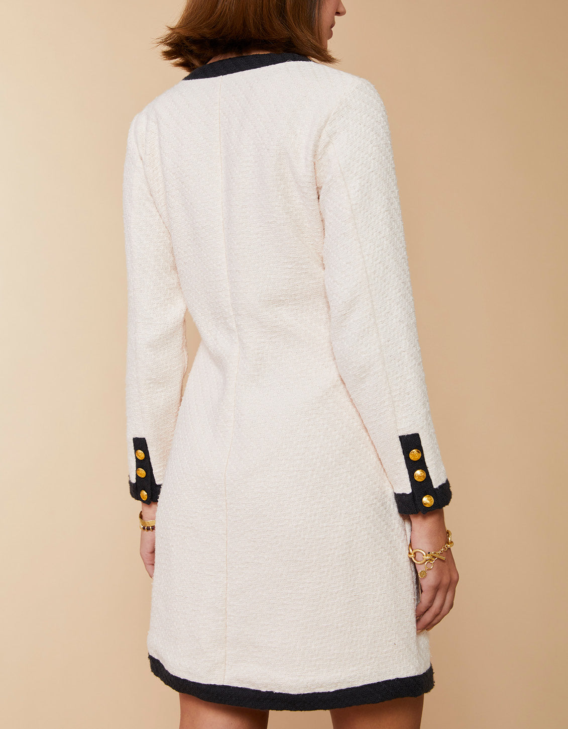  Maggie Tweed Dress Sand