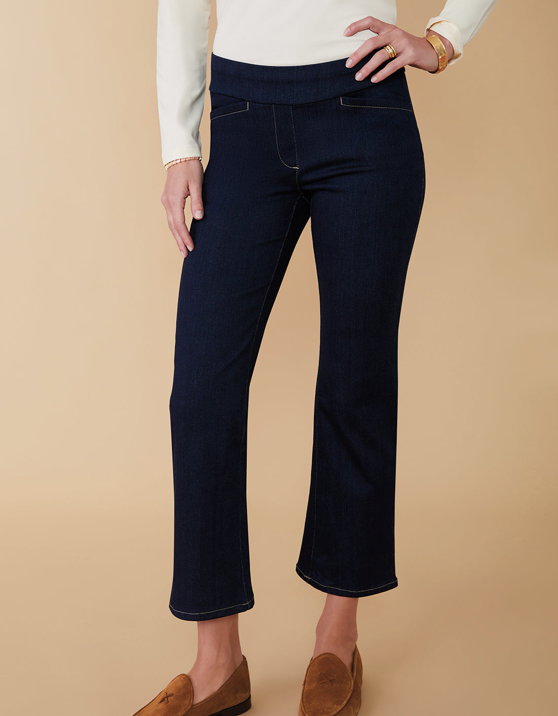  Maren Denim Kick Flare Pant Rinse Wash