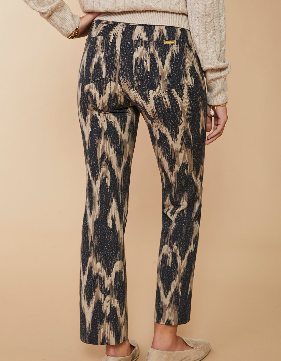  Maren Kick Flare Pant Botanic Garden Ikat Dot