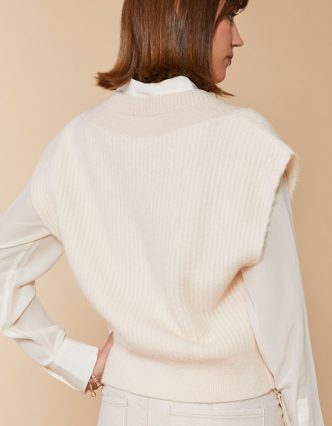  Ines Sweater Vest Shell