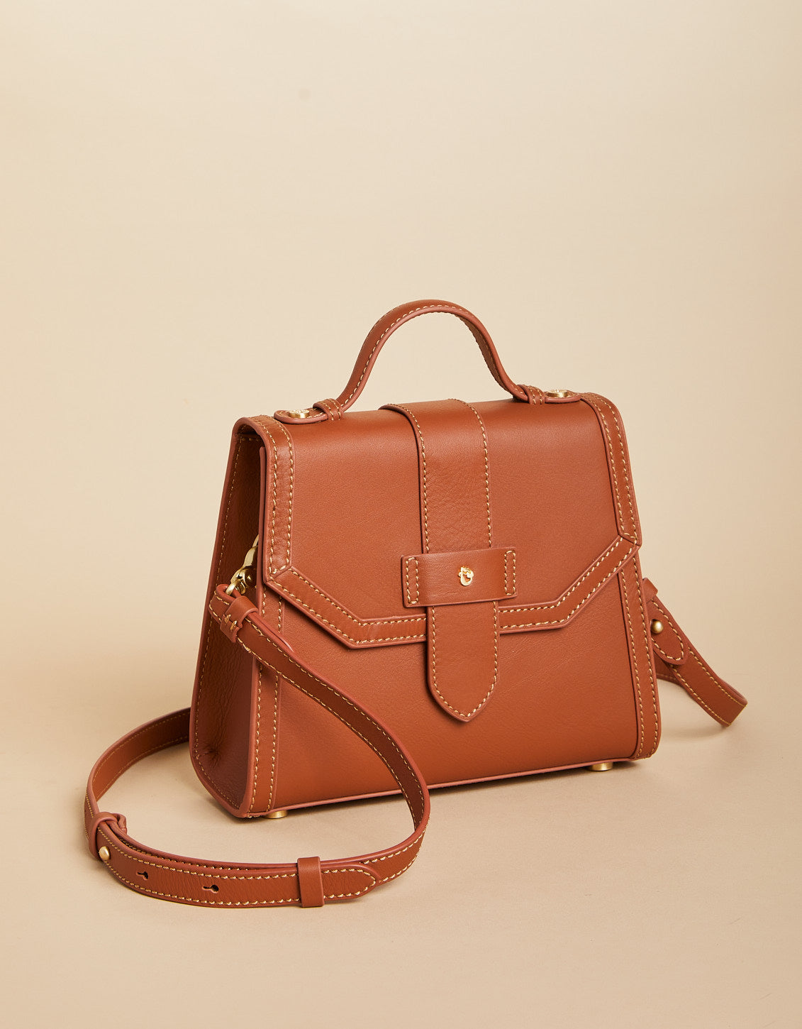  Siren Sara Satchel Crossbody Chestnut