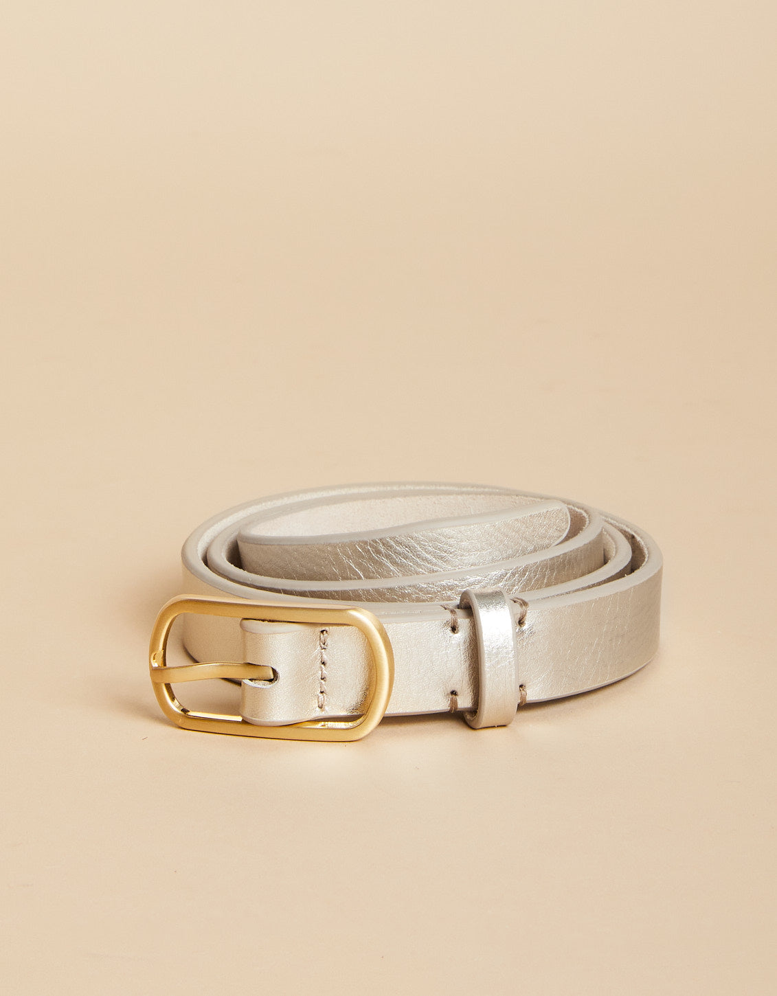  Siren Thin Belt Matte Gold