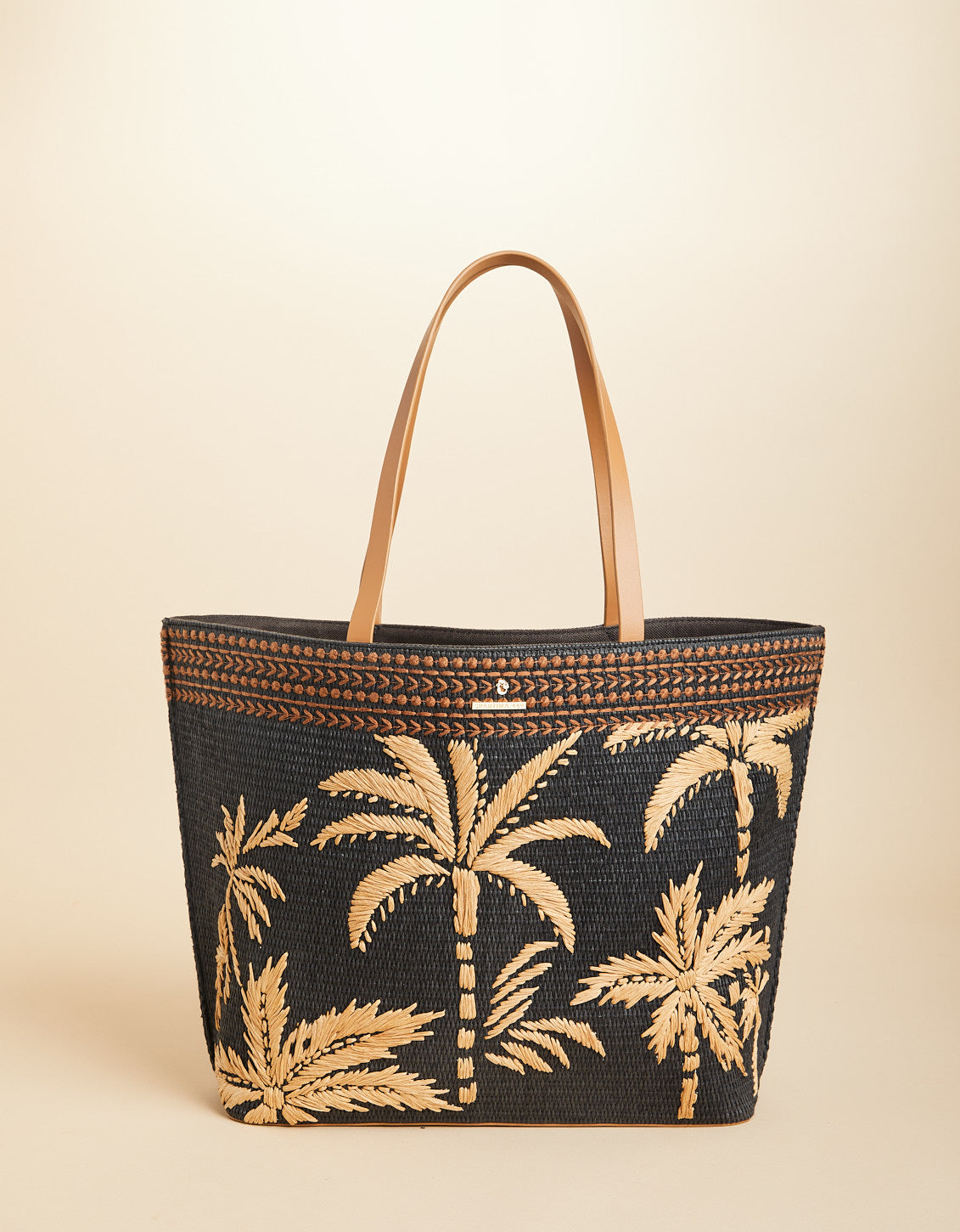  Beach Tote Raffia Palms