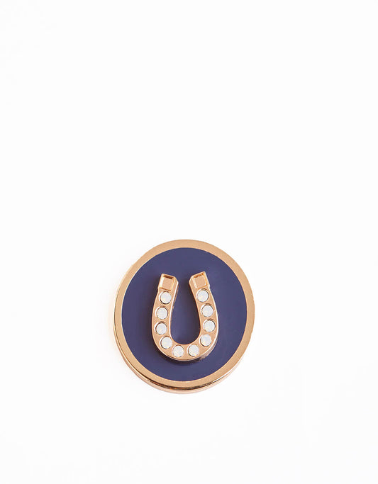  Horseshoe Ball Marker Navy