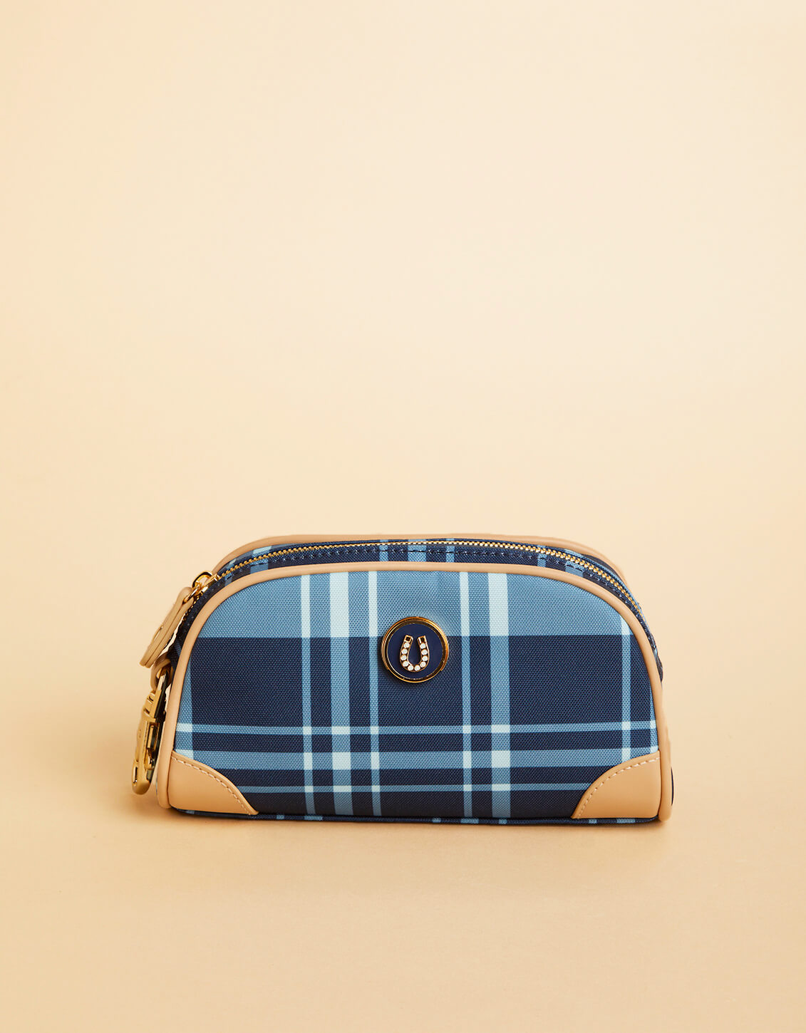  Golf Accessory Pouch Clara Bluestone Plaid