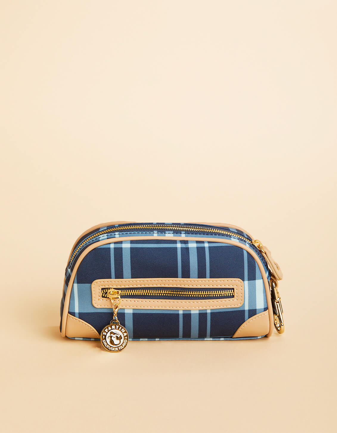  Golf Accessory Pouch Clara Bluestone Plaid