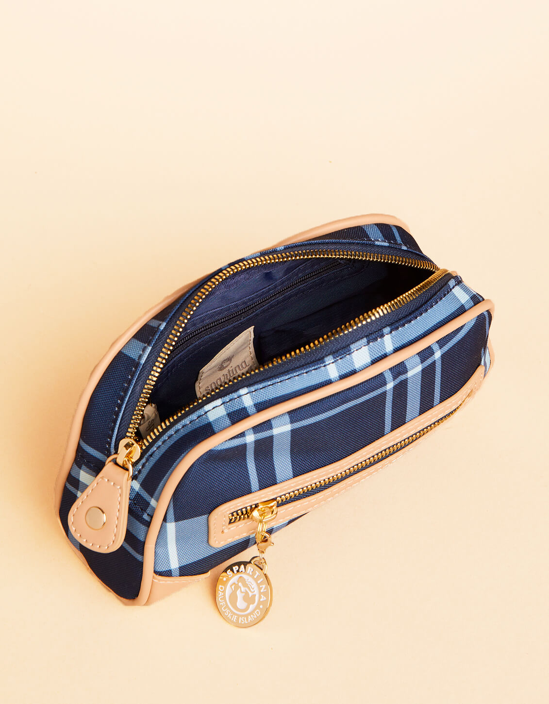  Golf Accessory Pouch Clara Bluestone Plaid
