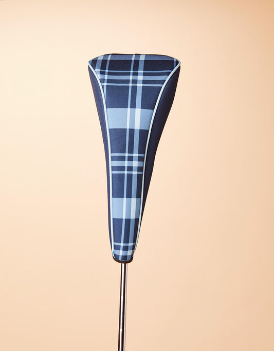  Golf Club Driver Cover Clara Bluestone Plaid