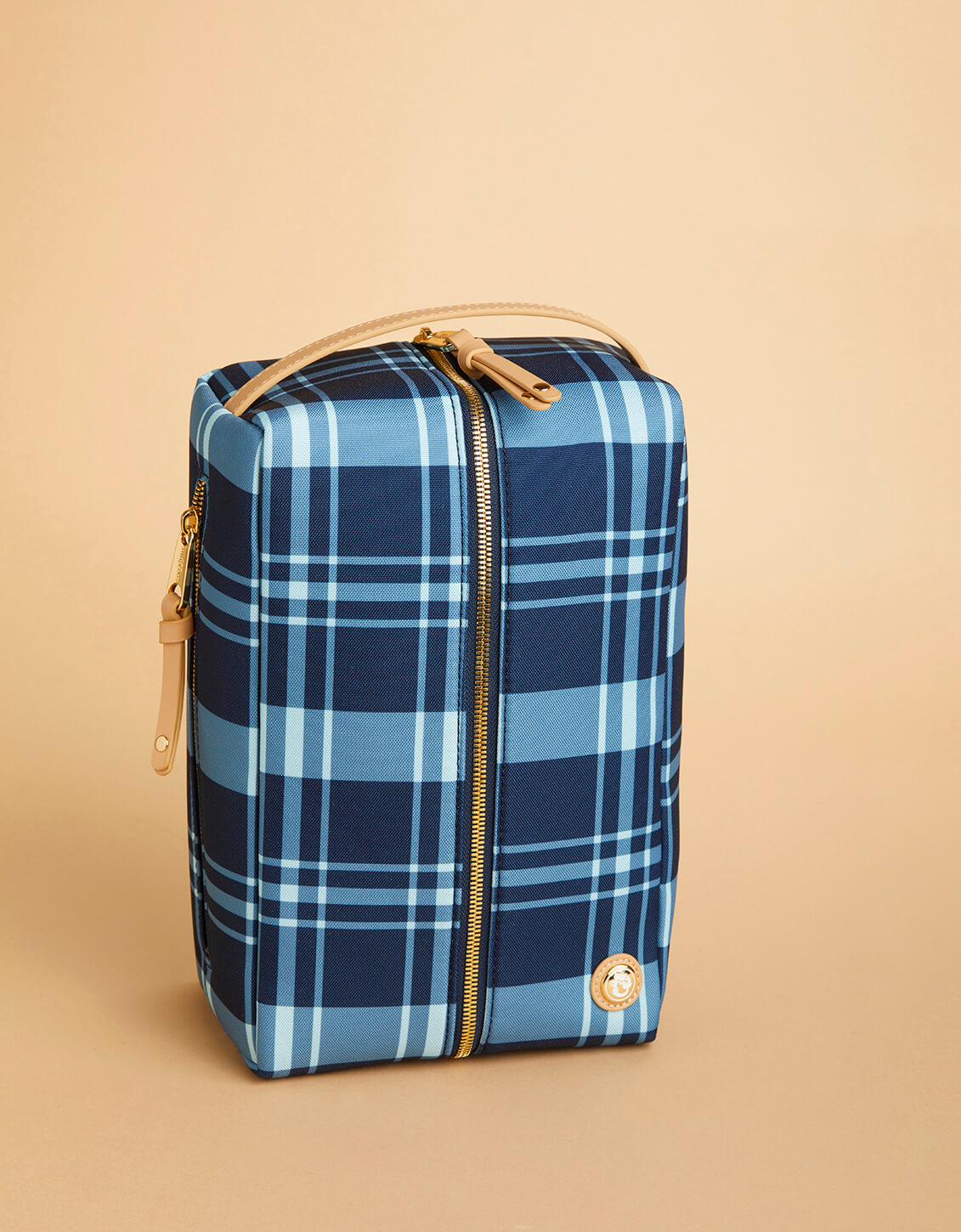  Golf Shoe Bag Clara Bluestone Plaid