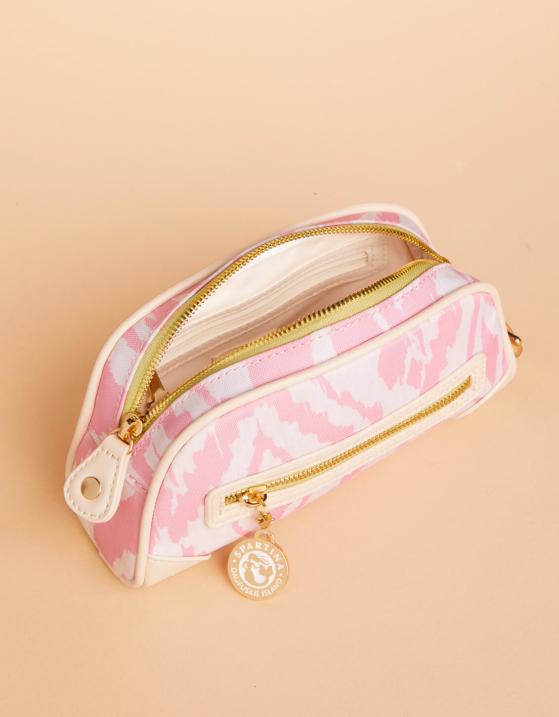  Golf Accessory Pouch Pink Ikat