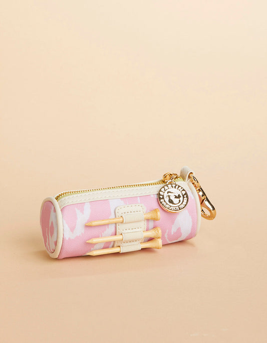  Ball & Tee Pouch Pink Ikat