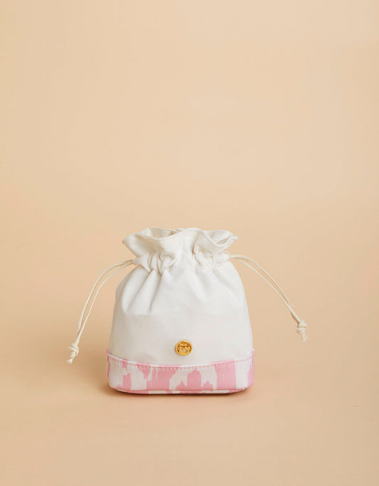  Keepsake Drawstring Pink Ikat