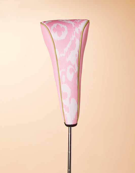  Golf Club Driver Cover Pink Ikat