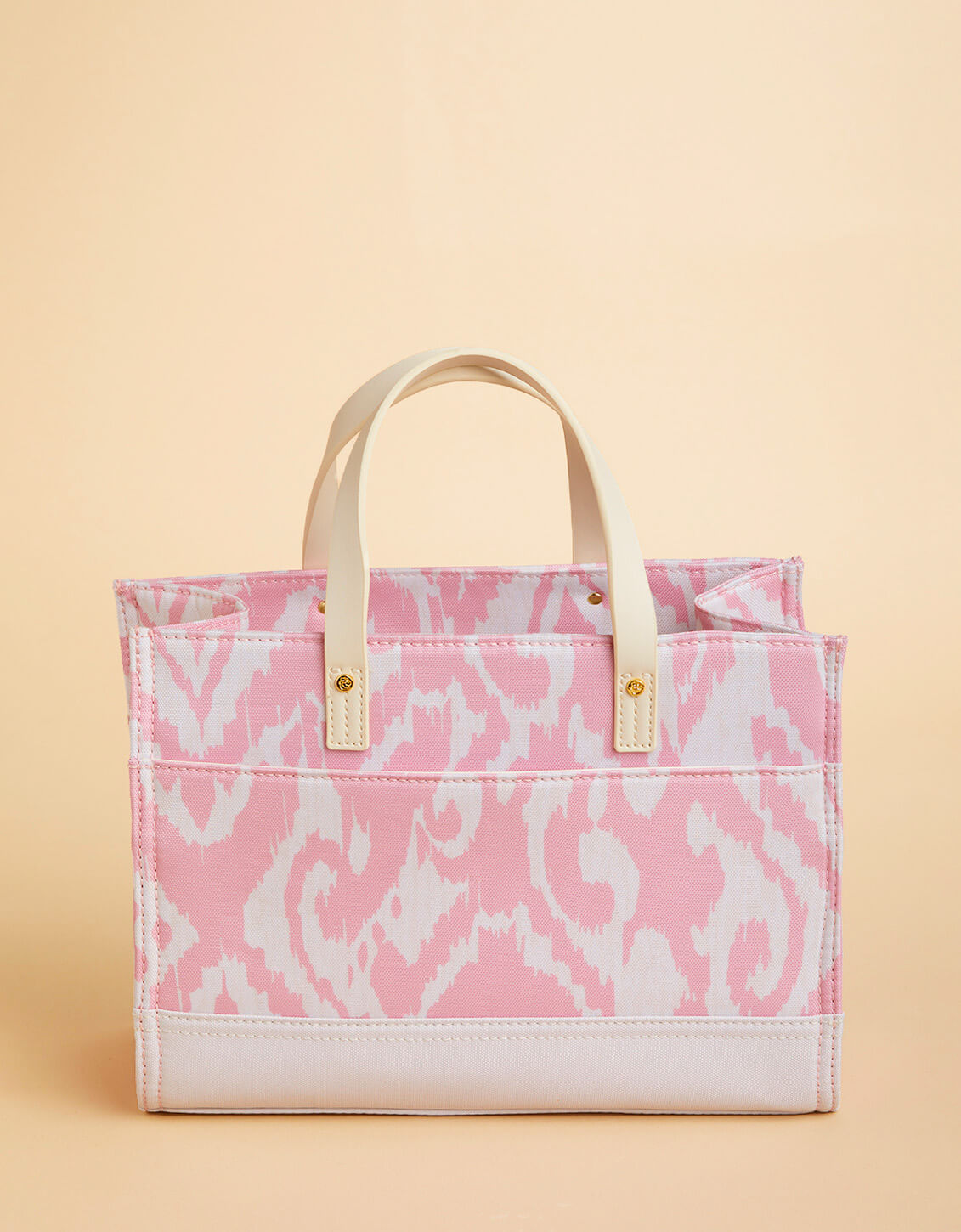  Golf Crossbody Tote Pink Ikat