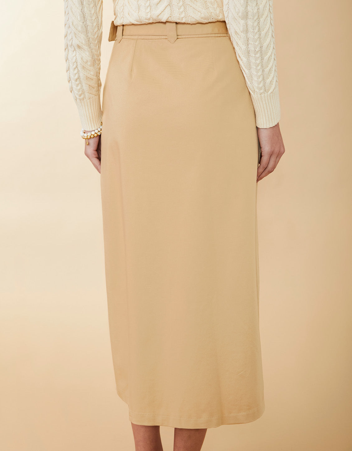  Paola Midi Skirt Khaki