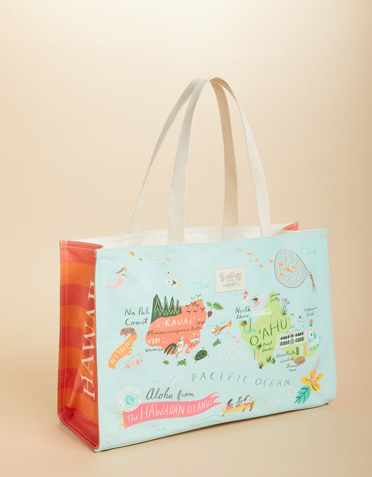  Market Tote Hawaiian Islands