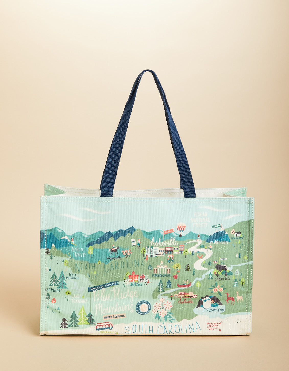  Market Tote Blue Ridge Mountains