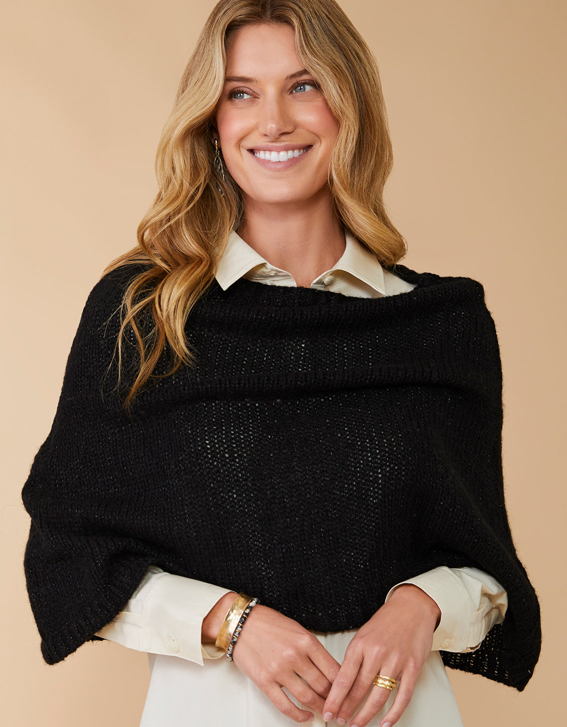  Infinity Wrap Black Lurex