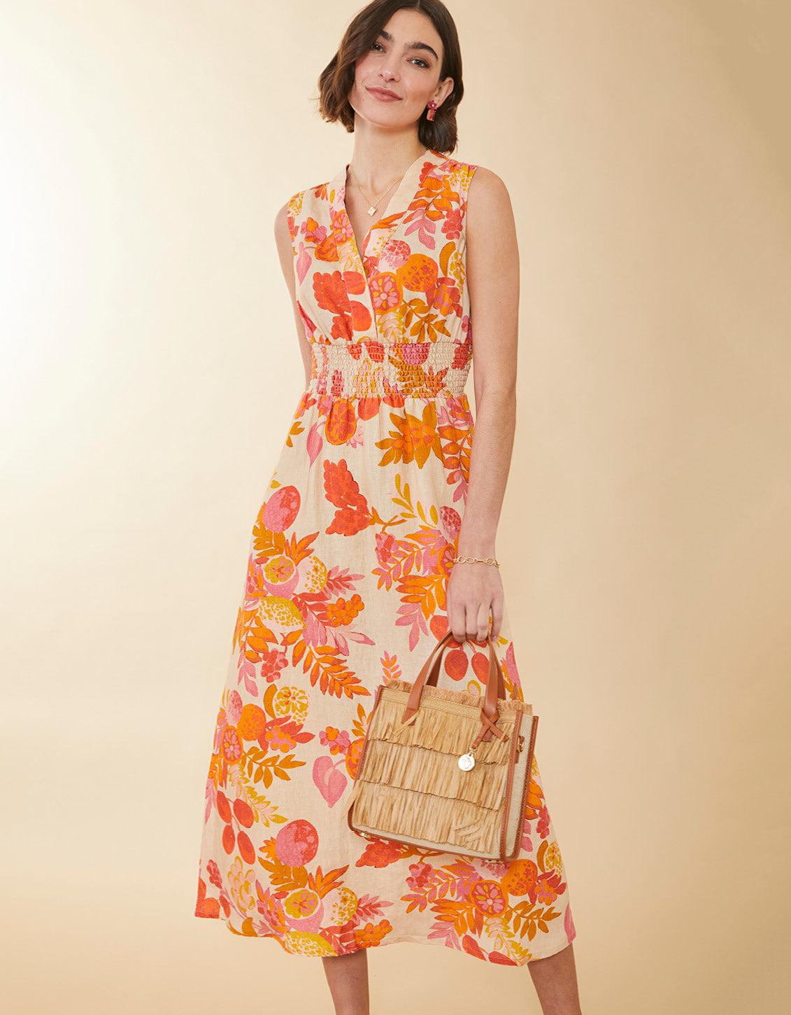  Carlyn Midi Dress Richmond Hill Fruit