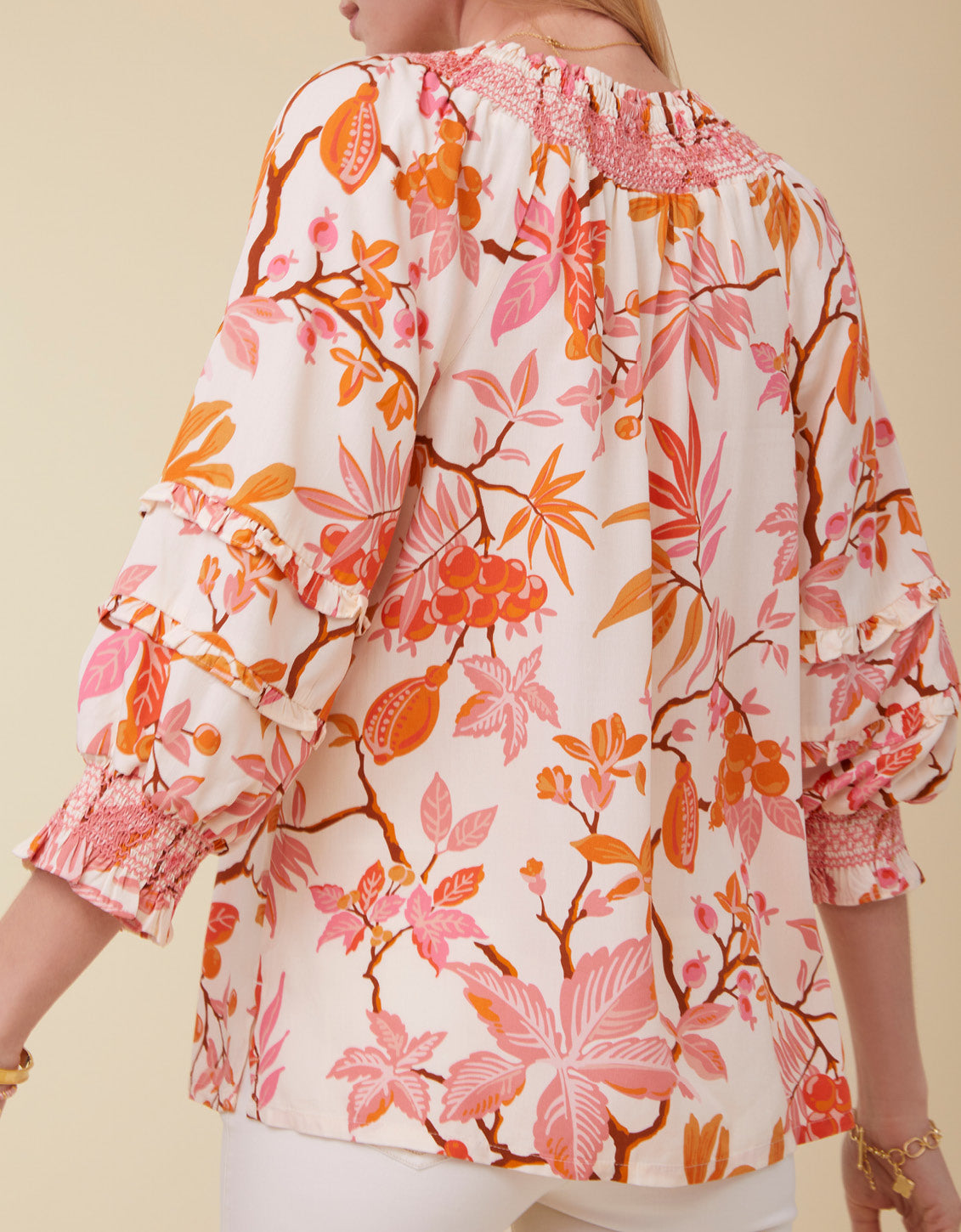  Heidi Blouse Richmond Hill Honeysuckle Cream