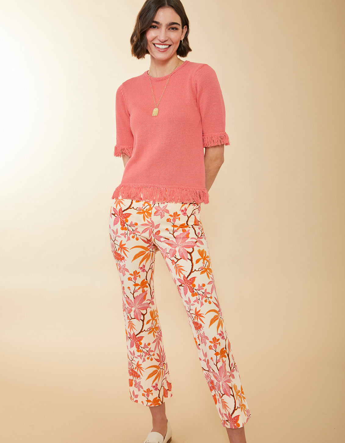  Maren Kick Flare Pant Richmond Hill Honeysuckle Cream