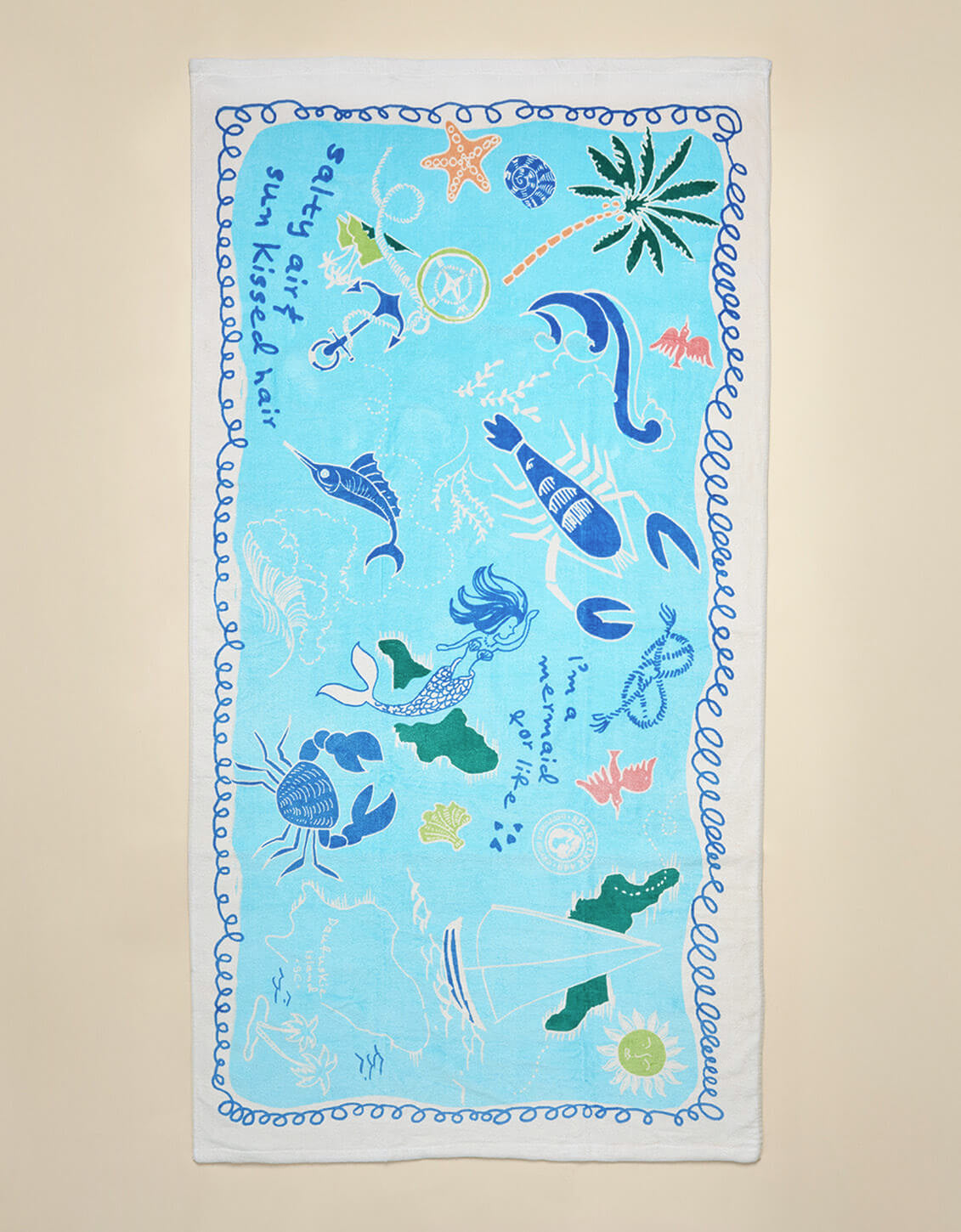  Beach Towel Overboard