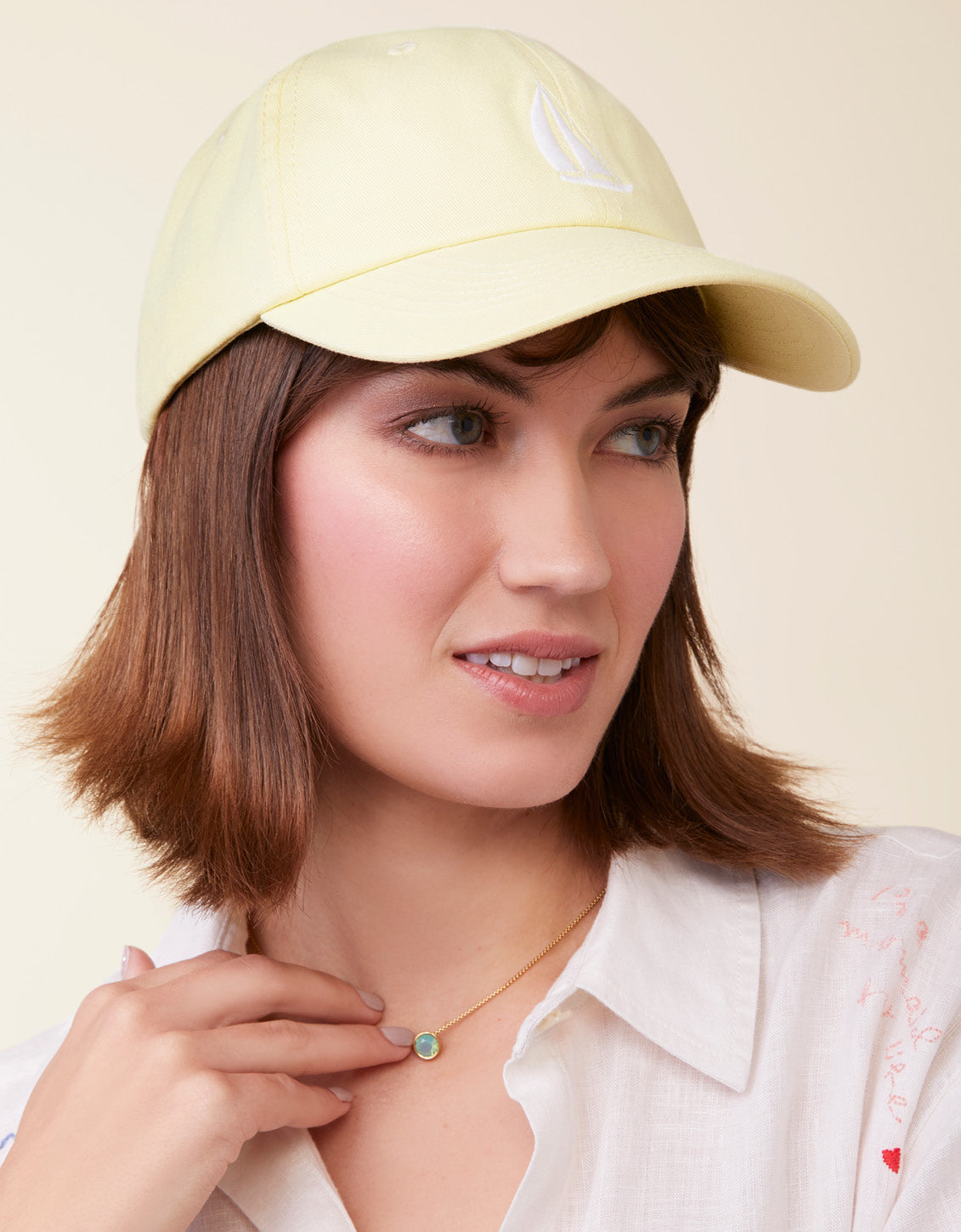  Baseball Hat Sailboat/Lime