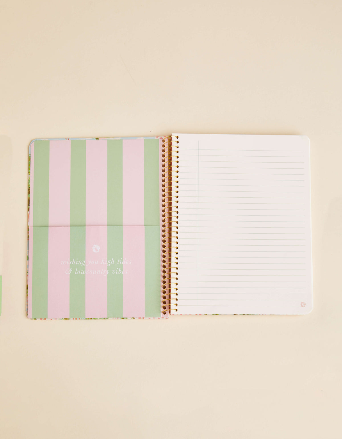  Ruled Spiral Notebook Coastal Dreams 6.5x8.5