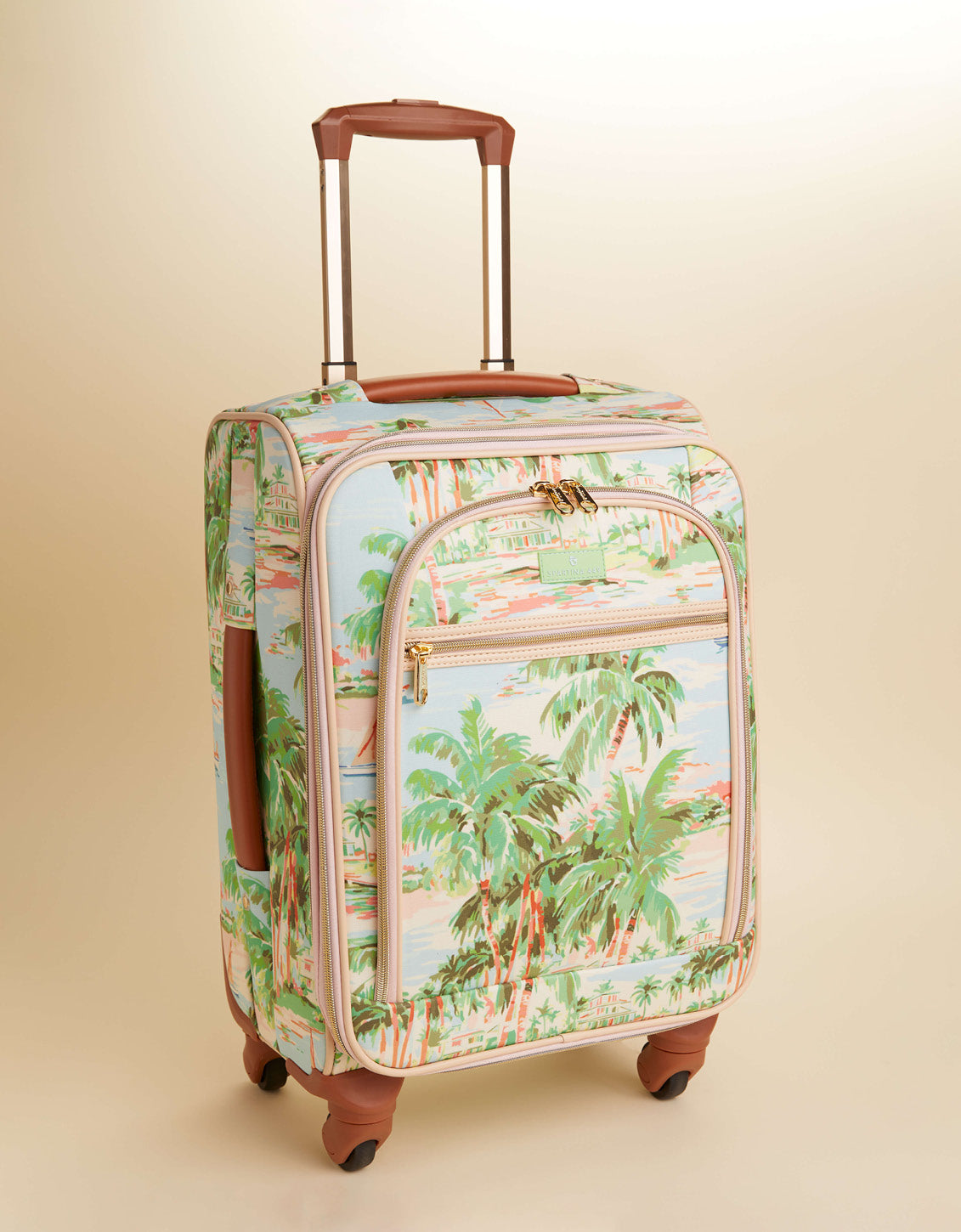  20" Expandable Rolling Suitcase Coastal Dreams
