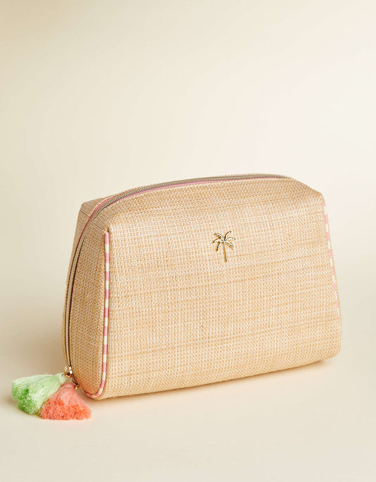  Boho Large Cosmetic Pouch Palm Tree
