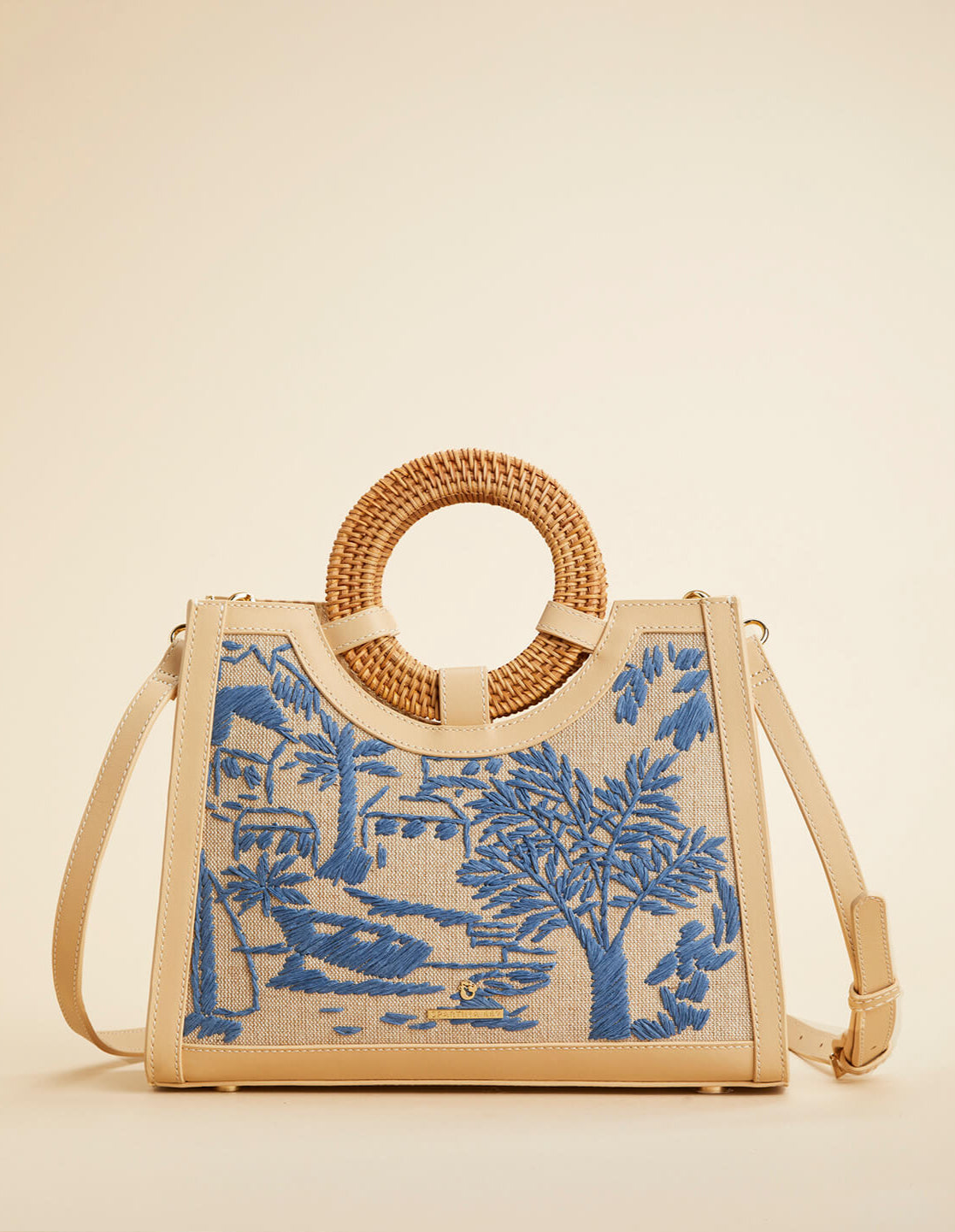  Straw Sienna Satchel Daise Seascape