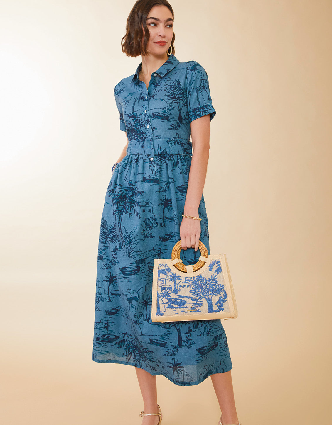  Straw Sienna Satchel Daise Seascape