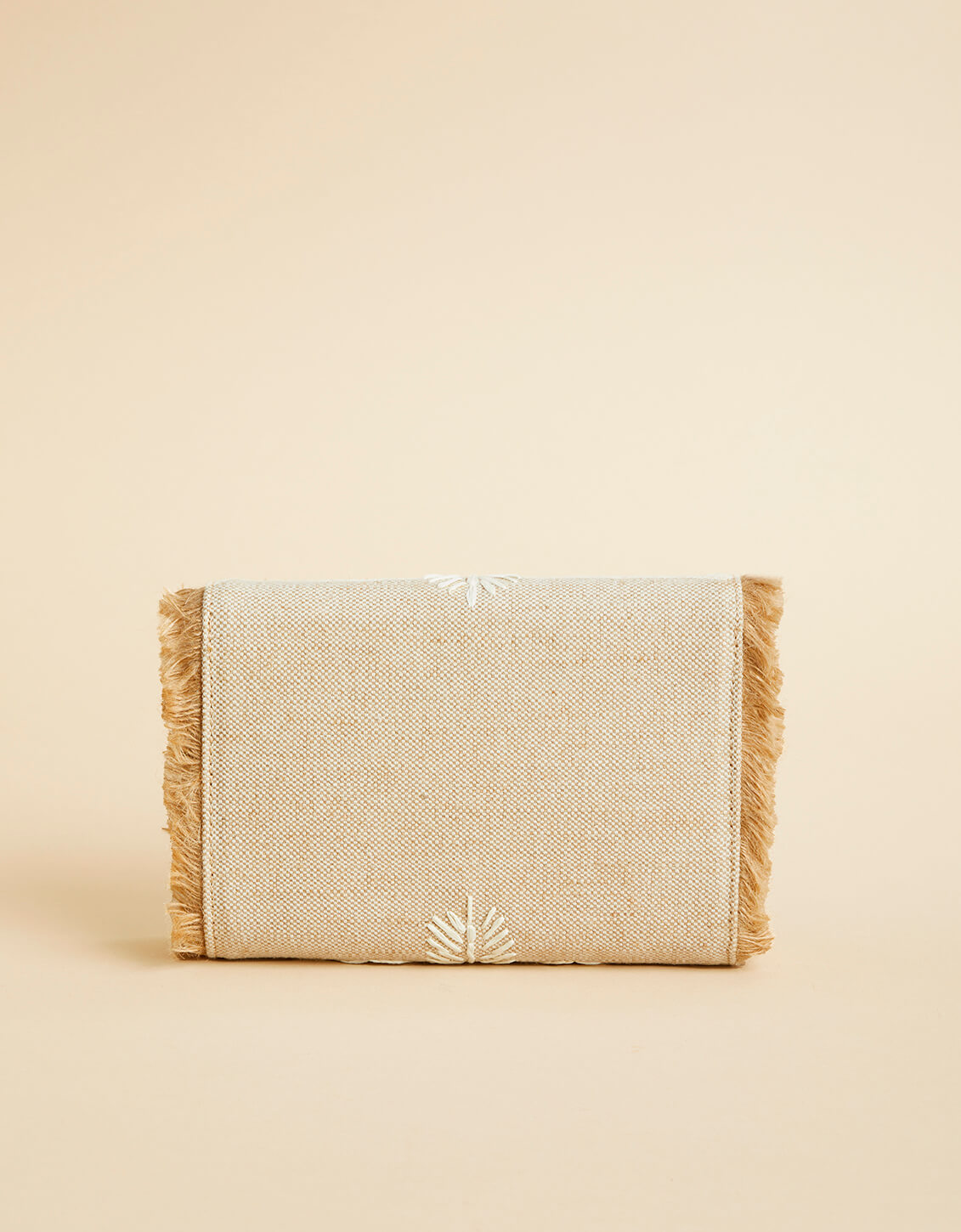  Clutch Crossbody Palm Raffia
