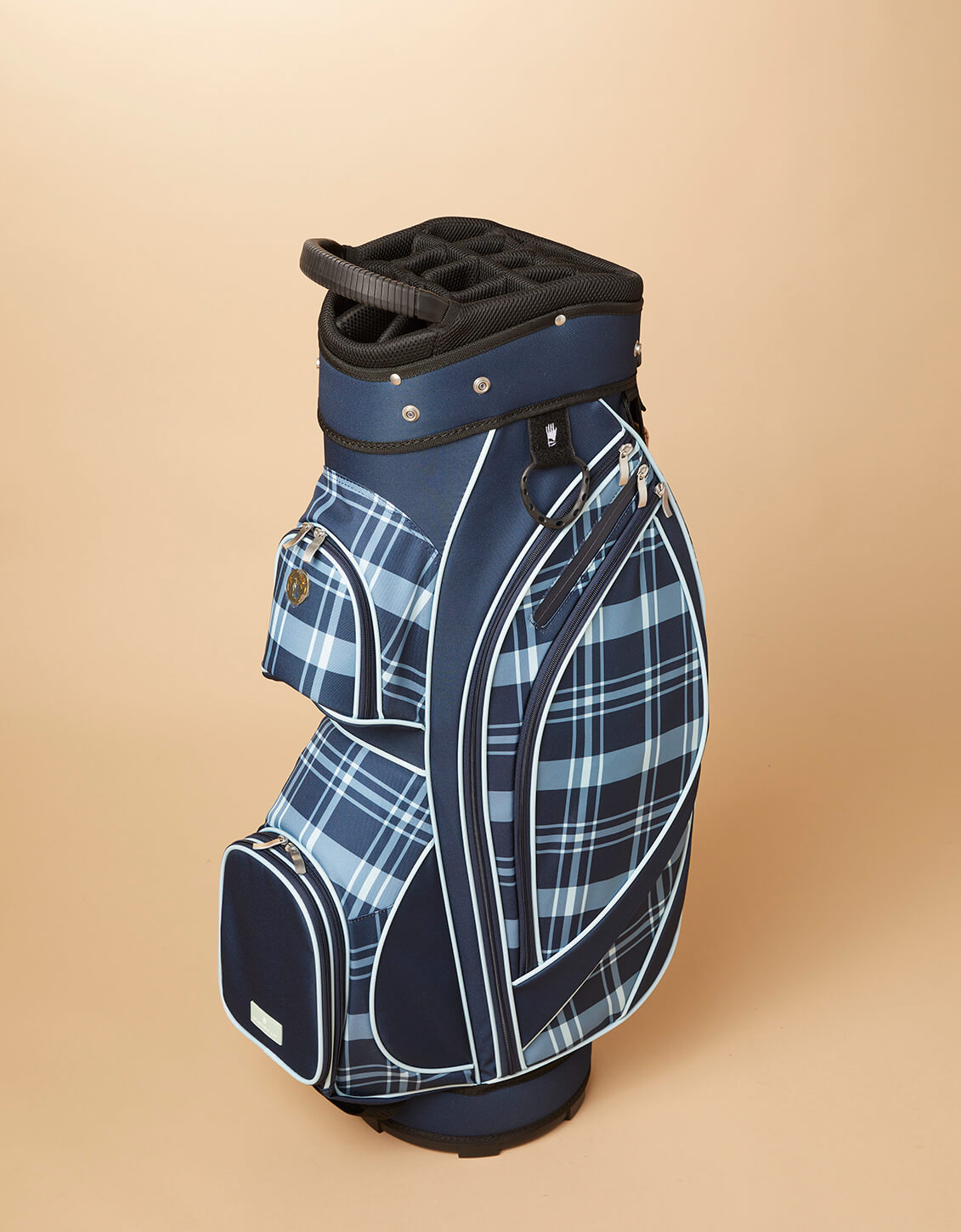  Golf Cart Bag Clara Bluestone Plaid