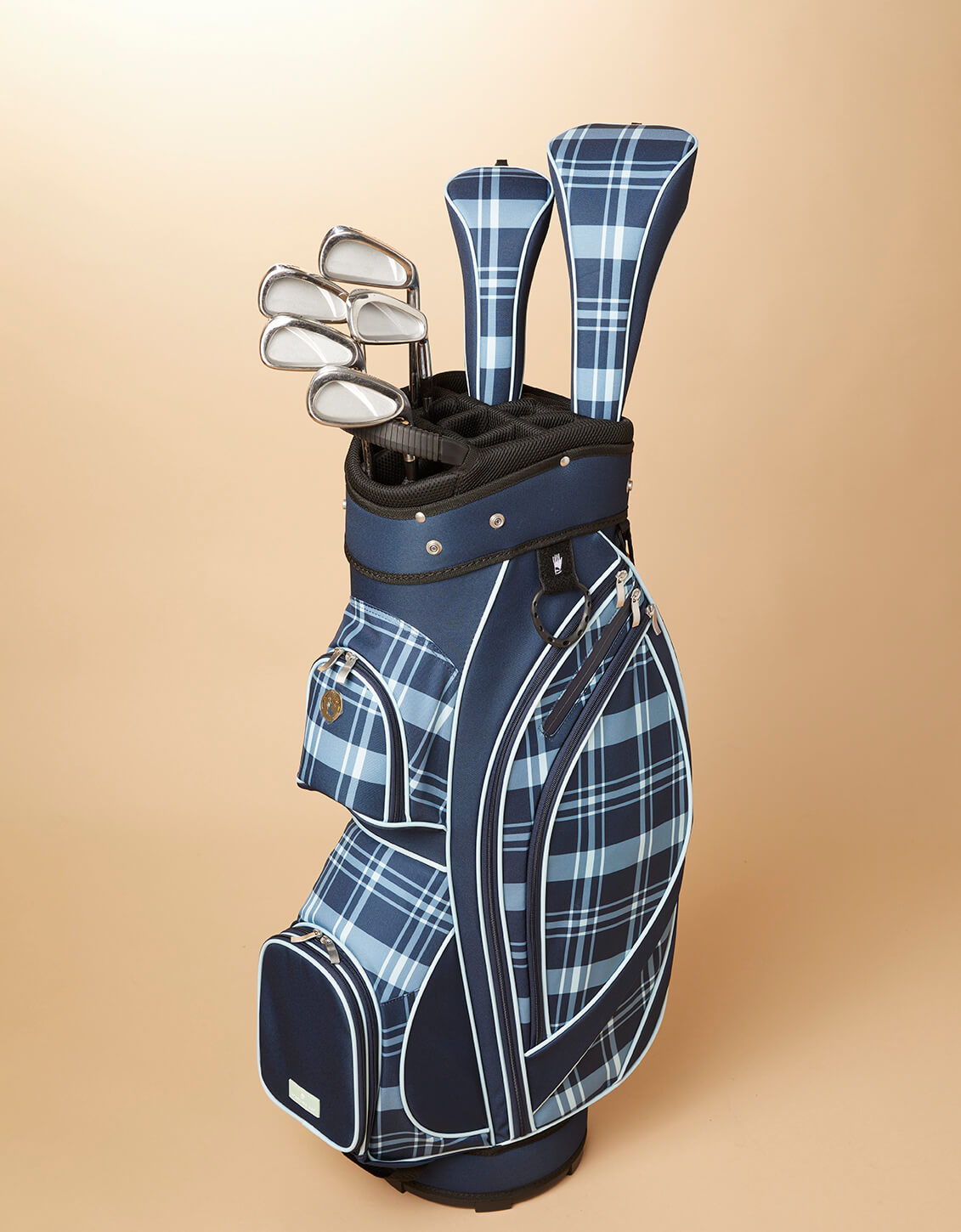  Golf Cart Bag Clara Bluestone Plaid