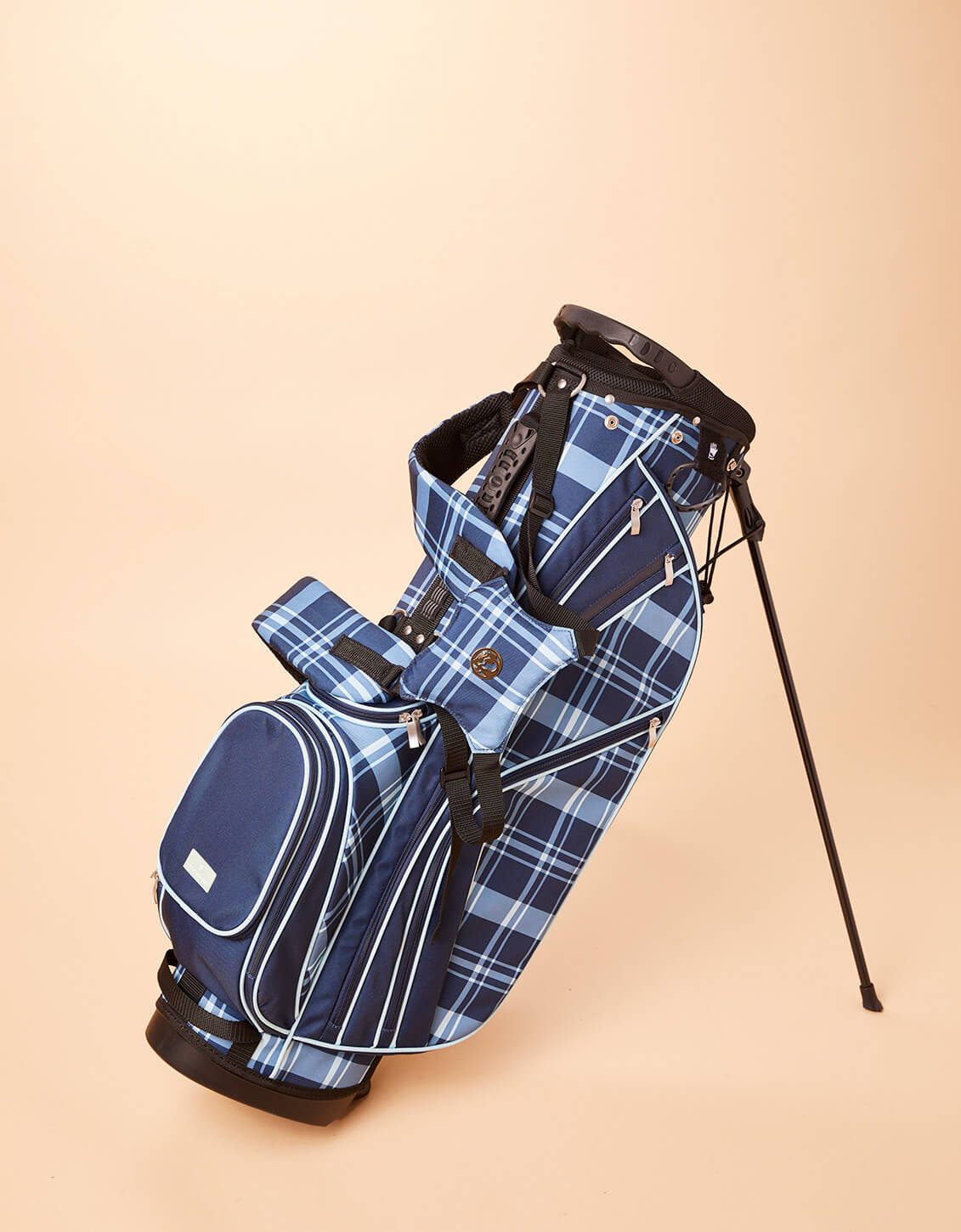  Golf Stand-up Bag Clara Bluestone Plaid