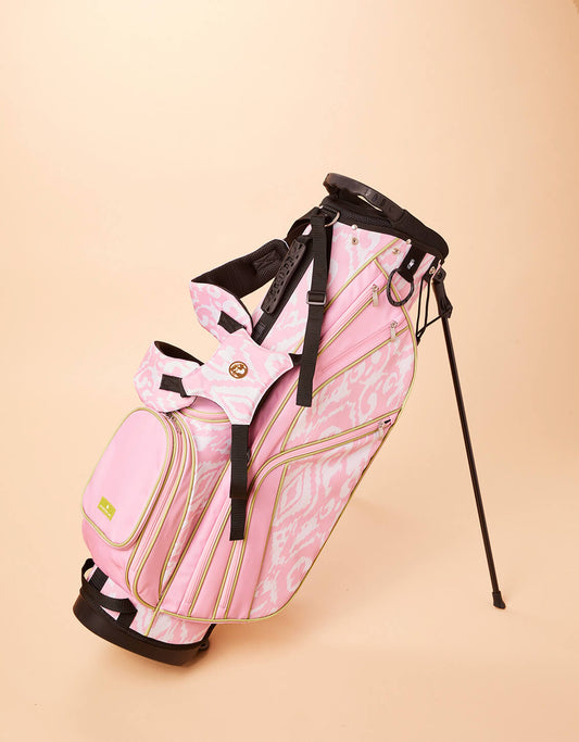  Golf Stand-up Bag Pink Ikat