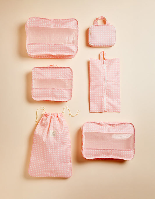 Packing Cubes Pink Cane