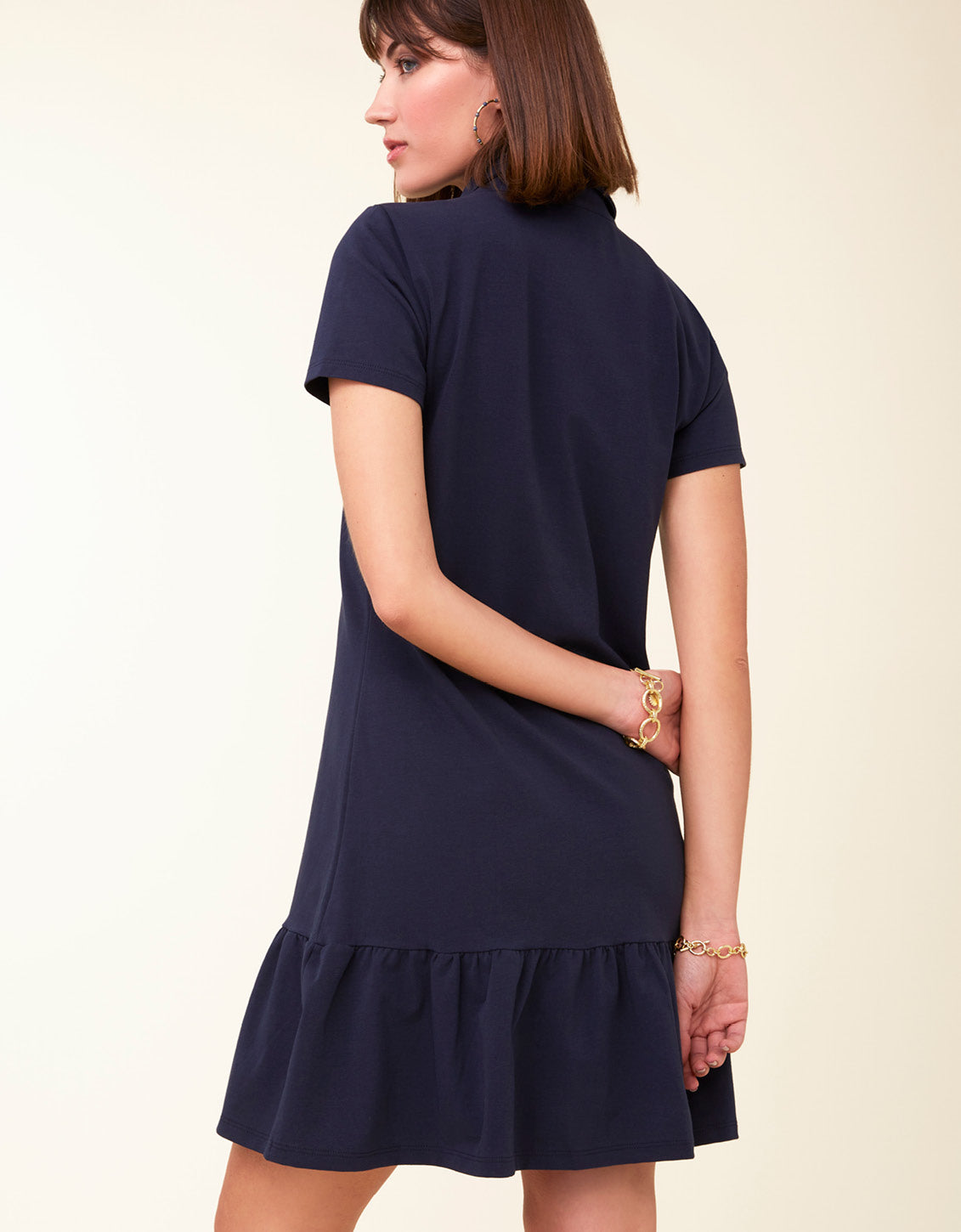  Joelle Polo Dress Slate Blue