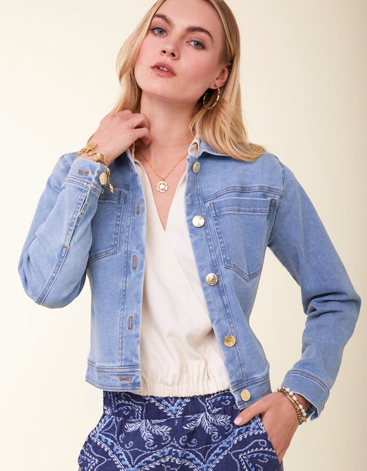  Knox Denim Jacket Calibougue Wash