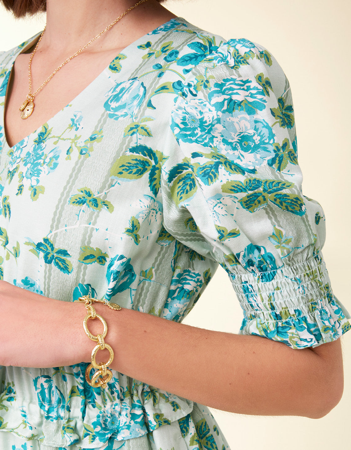  Robyn Midi Dress Ogeechee Bouquet Stripe