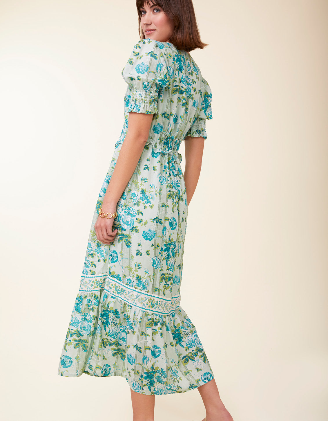  Robyn Midi Dress Ogeechee Bouquet Stripe