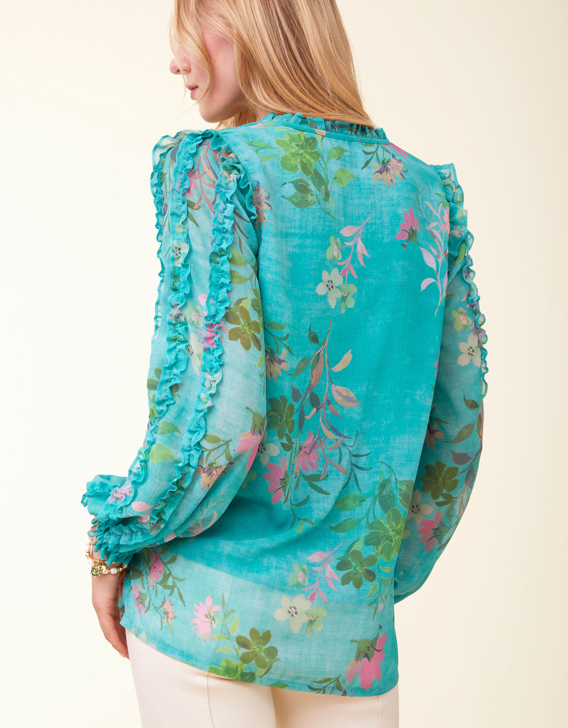  Wilenna Blouse Ogeechee Spring Bouquet