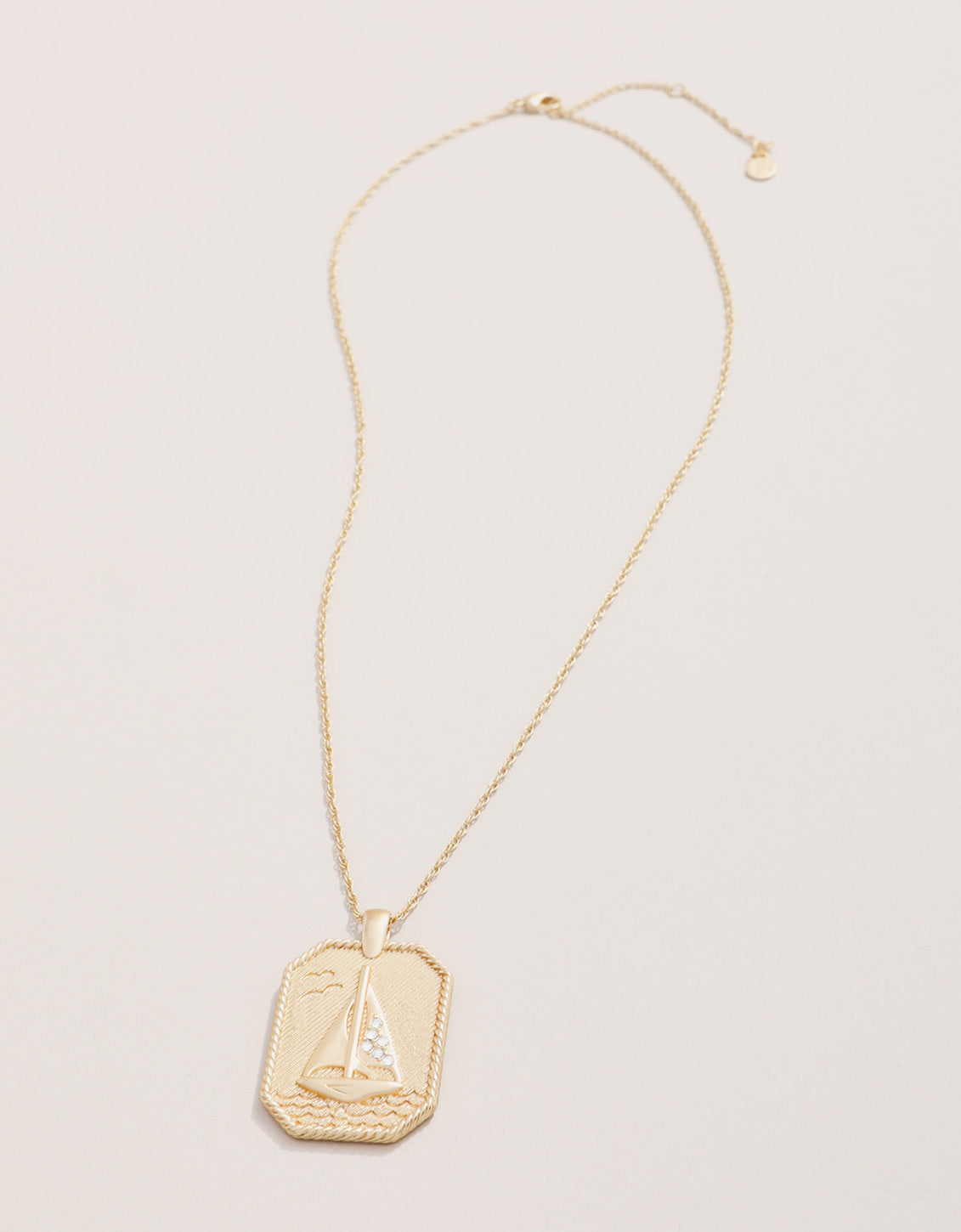  Set Sail Necklace 18'' White Opal