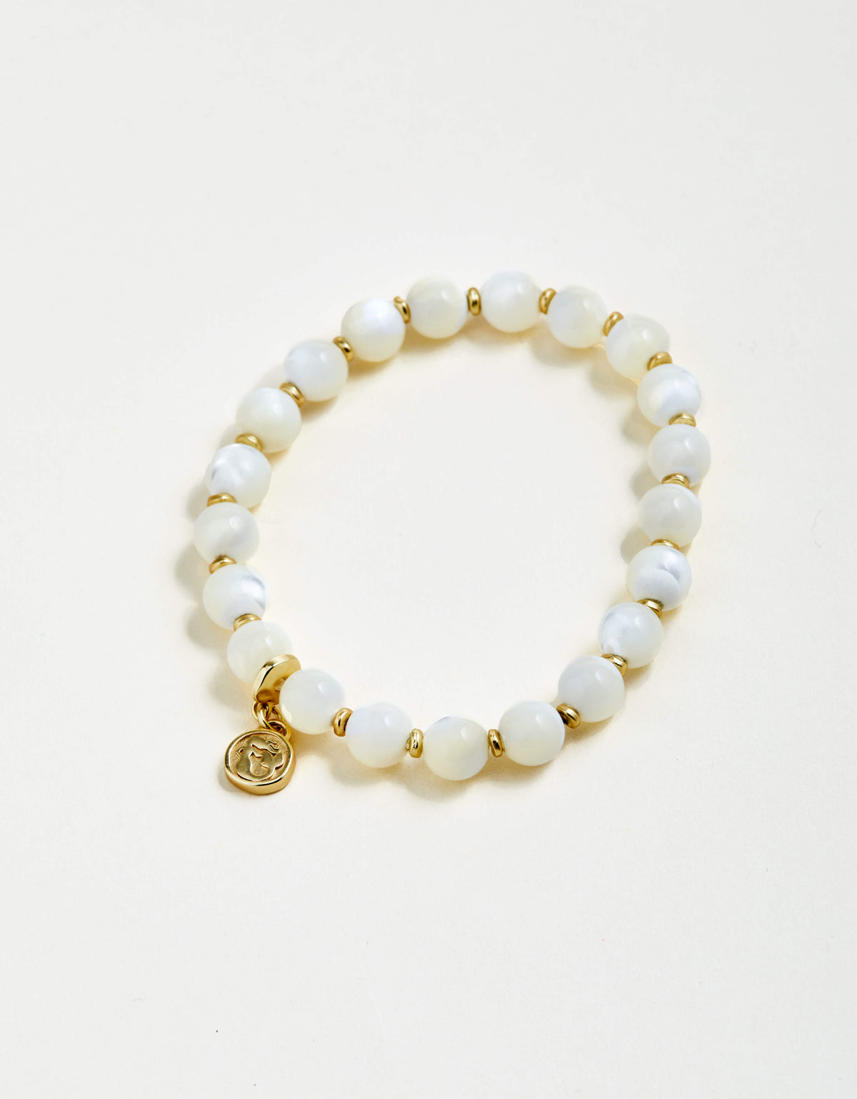  Bryant Stretch Bracelet 8mm Mother-of-Pearl