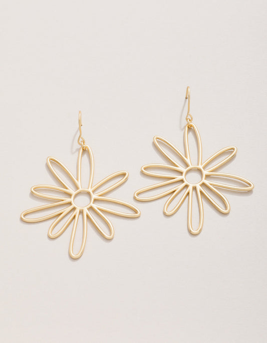  Happy Daisy Earrings Gold