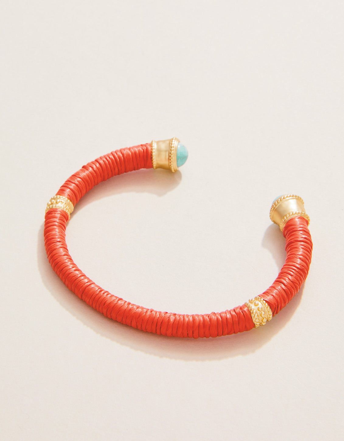  Straw Cuff Red