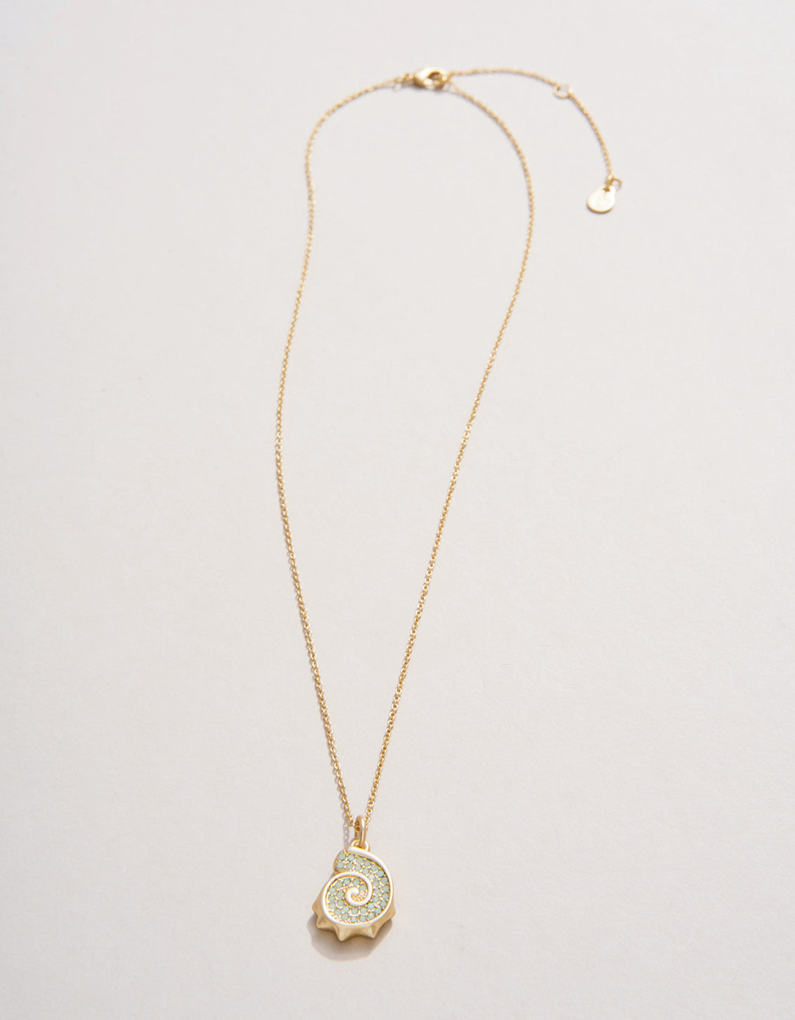  Nautilus Necklace 17" Sea Foam