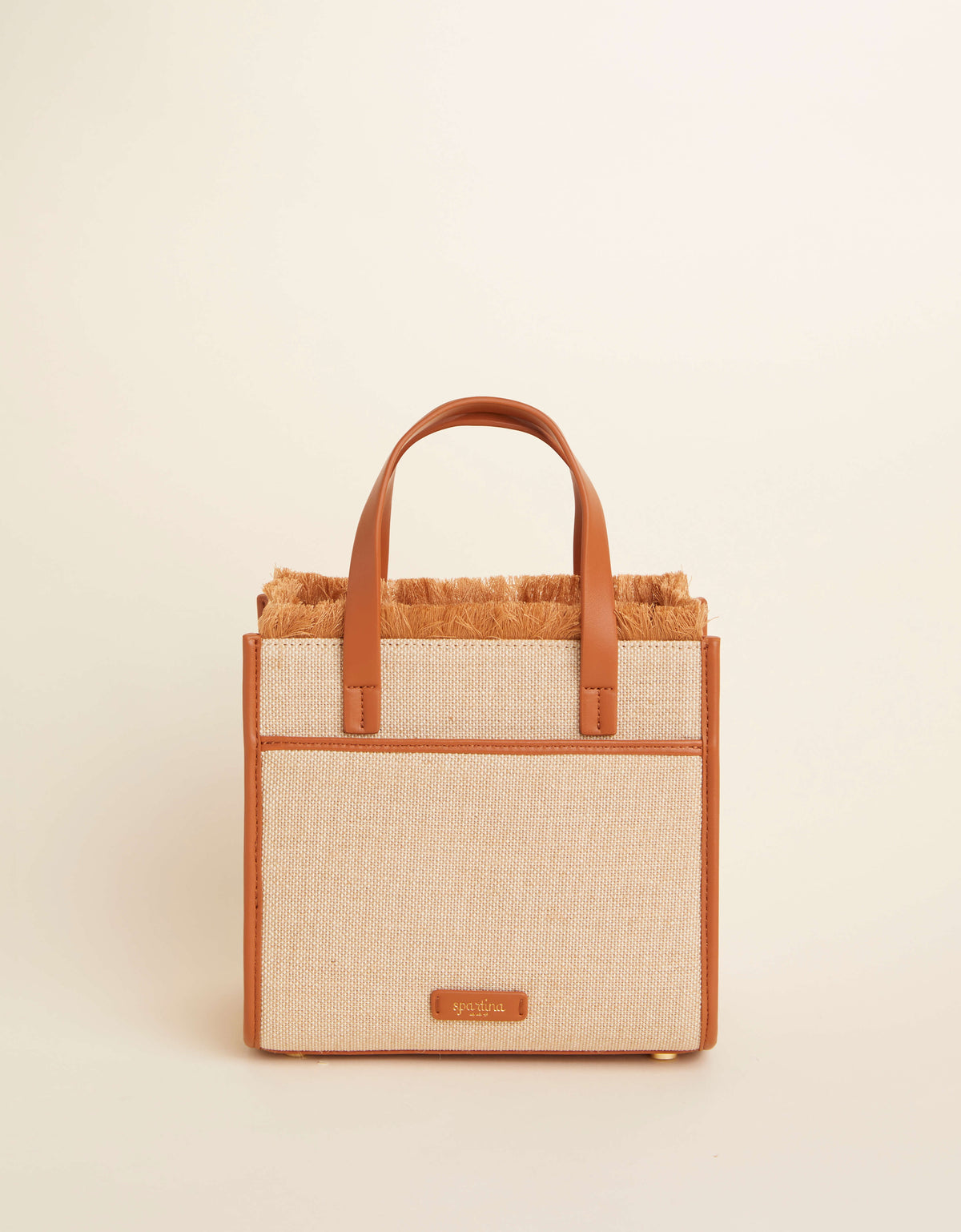  Raffia Fringe Dune Satchel Nutmeg